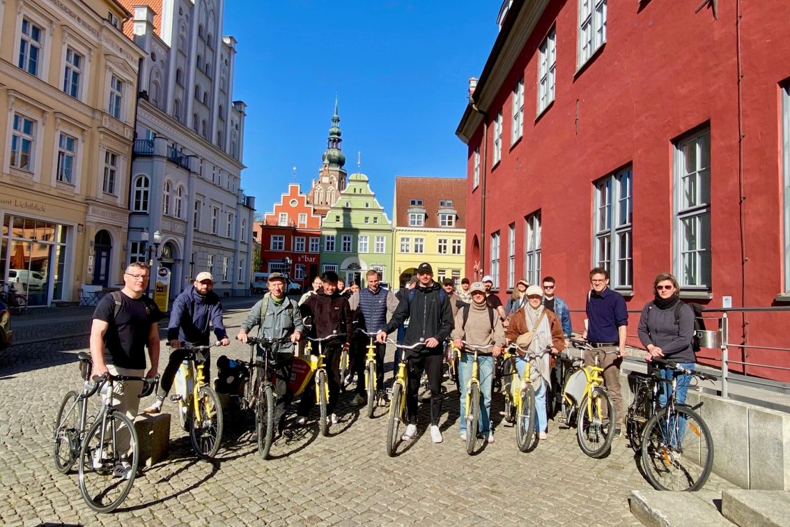 Die HTW-Studierenden in Greifswald © Pressestelle Stadt Greifswald