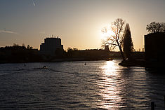 Blick auf die Spree in Oberschöneweide © HTW Berlin/Camilla Rackelmann