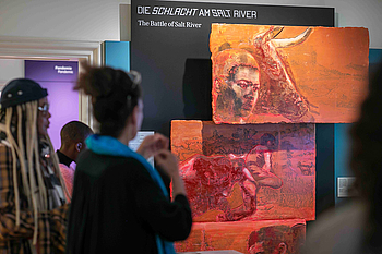 Blick in die Ausstellung "The Struggle" © Stadtmuseum_Christian Kielmann