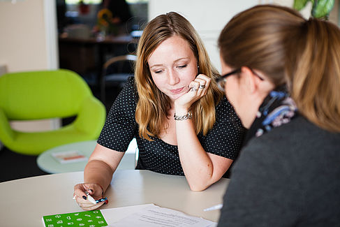 Mitarbeiterinnengespräch