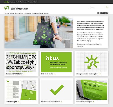 Screenshot der CD-Website