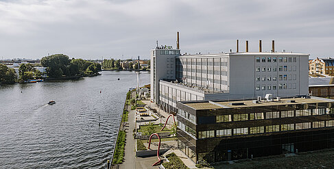 Der Veranstaltungsort: Gebäude G am Campus Wilhelminenhof der HTW Berlin © HTW Berlin/Alexander Rentsch