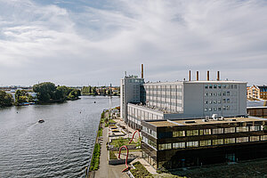 Luftaufnahme Campus Wilhelminenhof 
