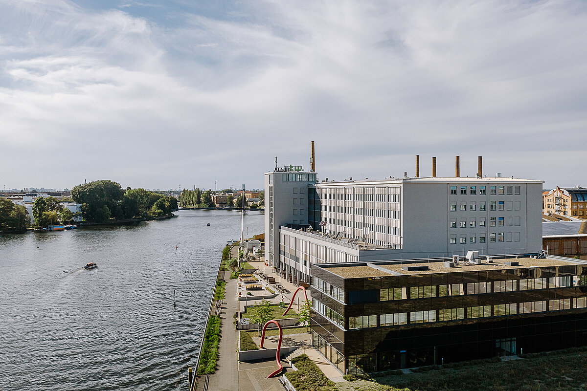 Campus Wilhelminenhof von oben 