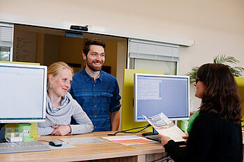 Im Studierenden-Service-Center