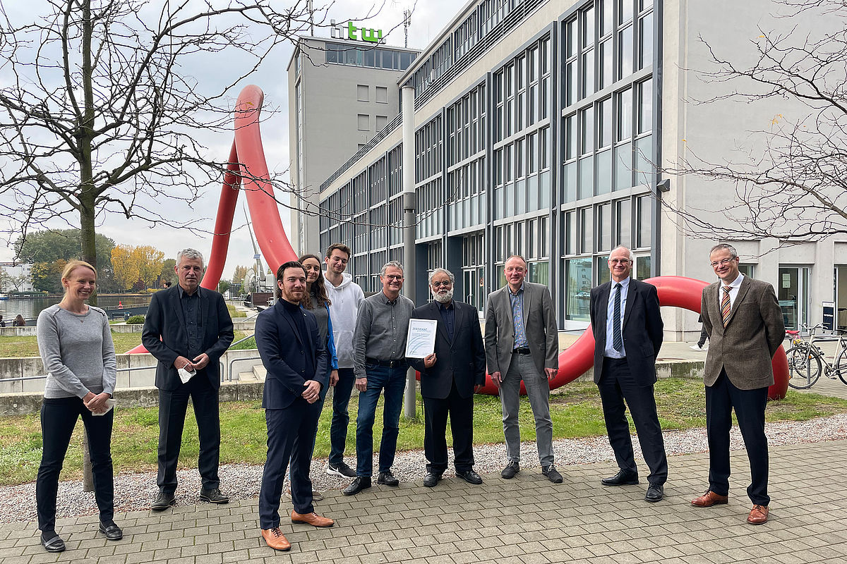 Übergabe des Maschinenhaus-Zertifikats an der HTW Berlin © HTW Berlin