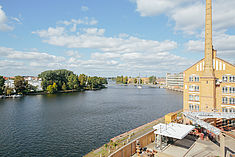 Blick auf die Spree in Oberschöneweide © HTW Berlin/Alexander Rentsch