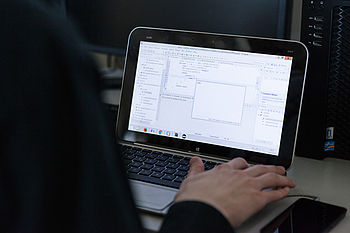 Laptop © HTW Berlin/Nina Zimmermann