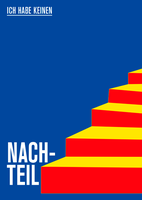 Postkarte Ich habe keinen Nachteil © Danke Grafik Postkarte Ich habe keinen Nachteil